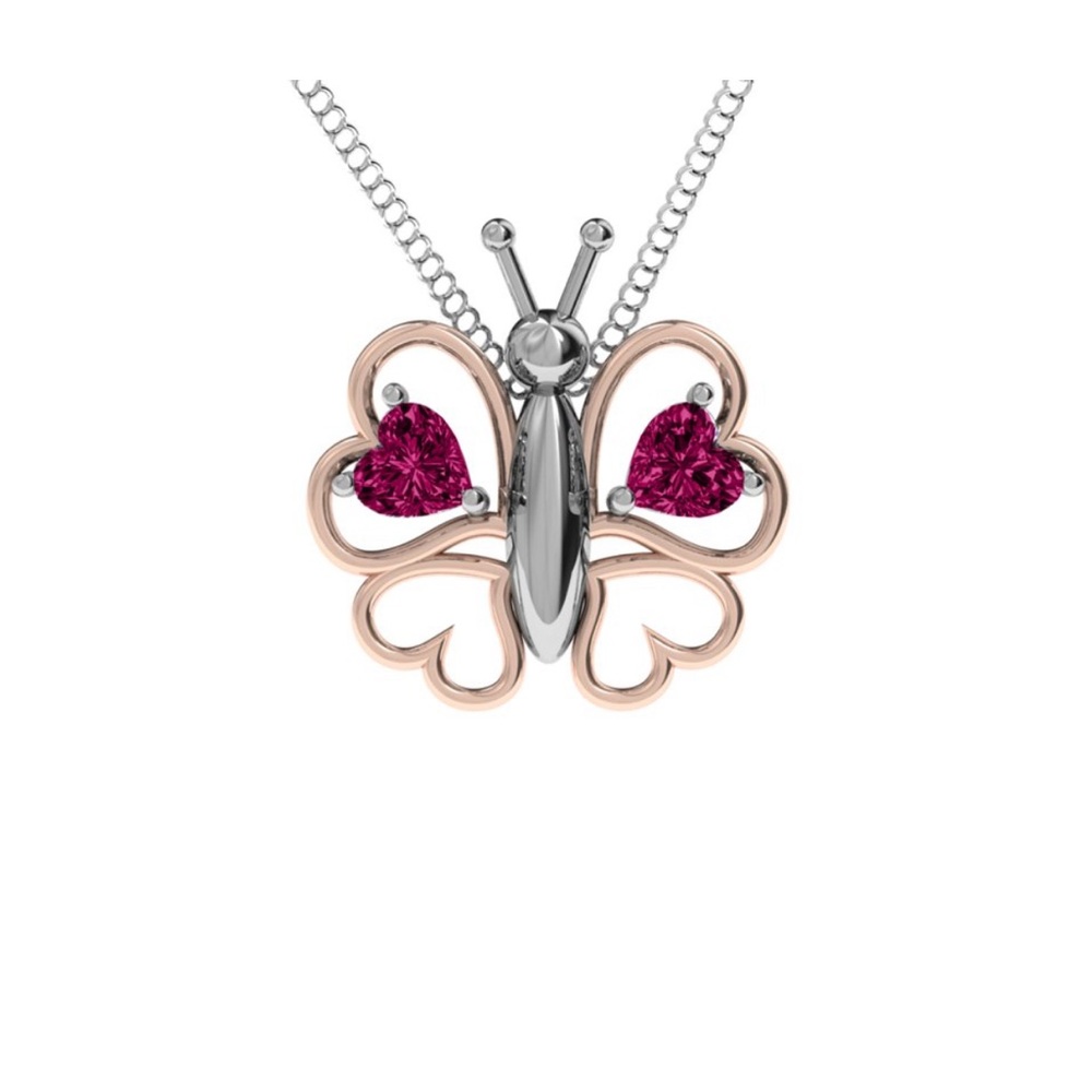 JEWLR Love Butterfly Pendant